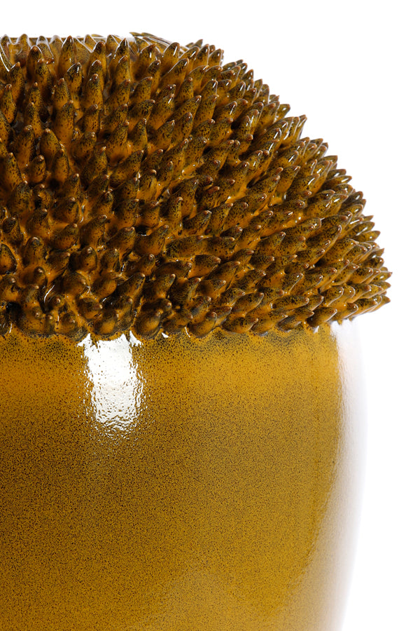 Light&living Vaas deco Ø39,5x60 cm SANGKU keramiek okergeel