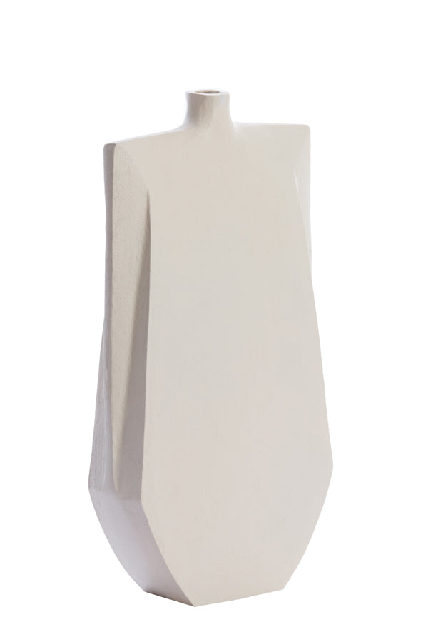 Light & Living Light&living Vaas deco 25x8x51 cm MAKAHA crème