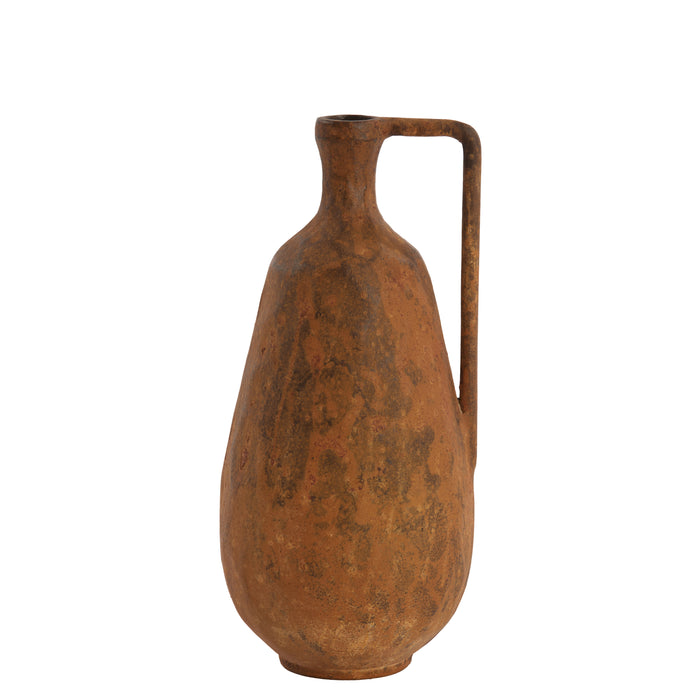 Light & Living Light&living Vaas deco 17x16,5x35 cm OSTRA roest