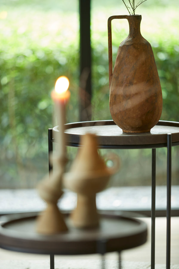 Light & Living Light&living Vaas deco 17x16,5x35 cm OSTRA roest