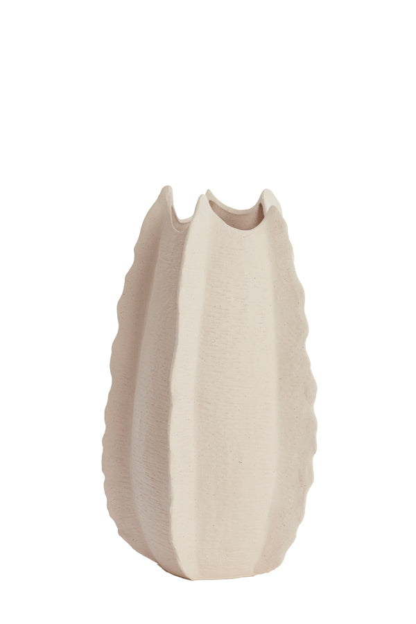 Light & Living Light&living Vaas deco Ø31x53 cm KELAPA keramiek crème