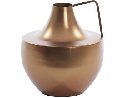 Light & Living Light&living Vaas deco Ø24x26 cm MERY bruin-brons