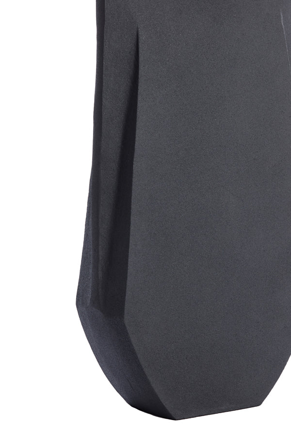 Light & Living Light&living Vaas deco 25x8x51 cm MAKAHA mat zwart