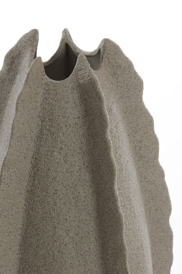 Light&living Vaas deco 37x36x66,5 cm KELAPA keramiek grijs groen