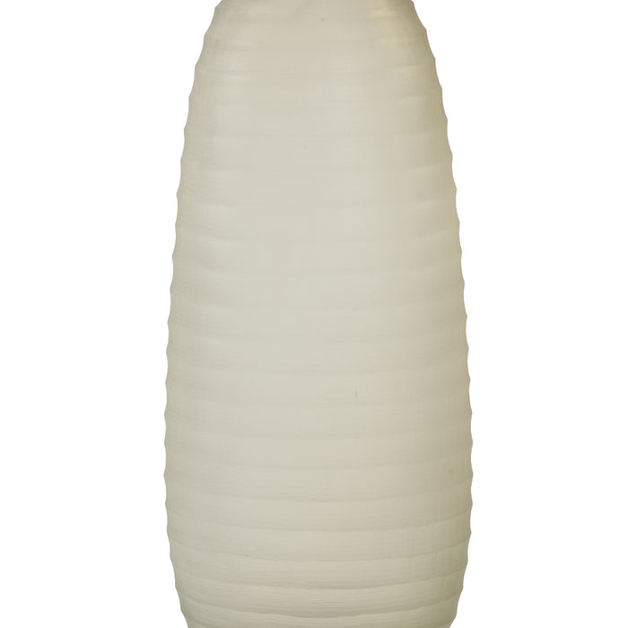 Light & Living Light&living Vaas Ø16x38 cm SOMERO glas mat licht bruin