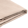 Beliani - FITOU - Bekleding bed - Zandbeige - 140 x 200 cm - Polyester