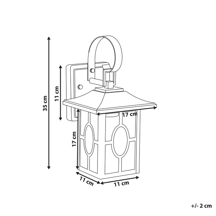 Beliani - SHAGGIE - Wandlamp - Koper - Ijzer