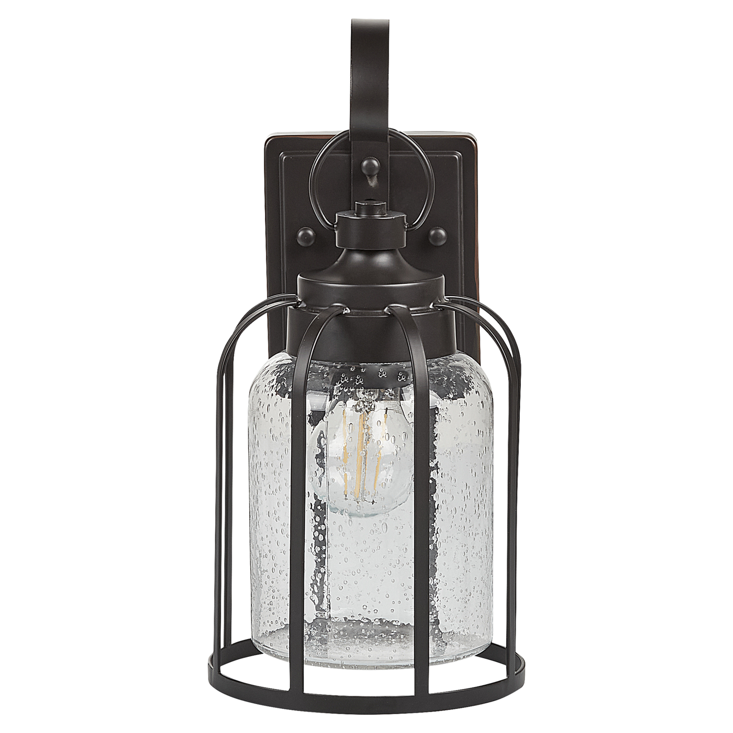 Beliani - WOOLER - Wandlamp - Zwart - Ijzer