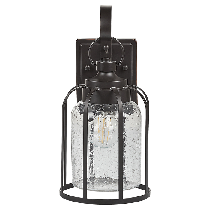 Beliani - WOOLER - Wandlamp - Zwart - Ijzer