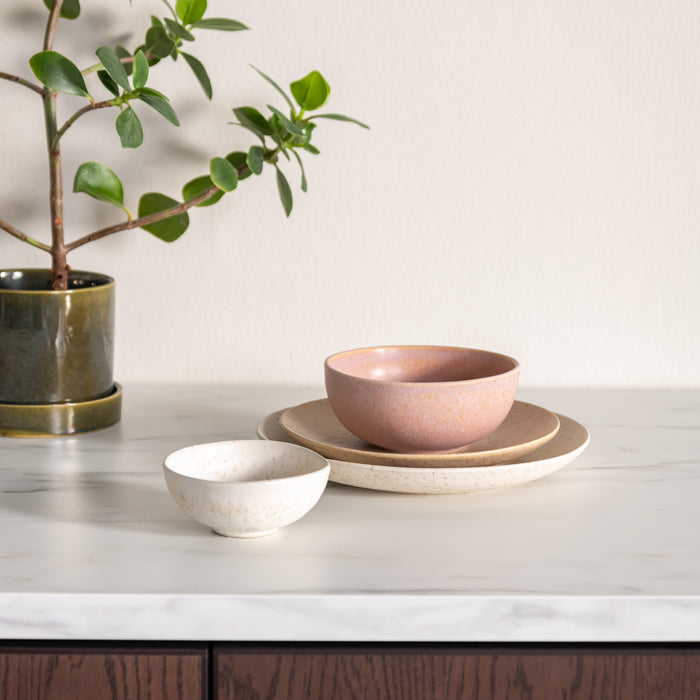 by fonQ Mixed Ceramics Kommen 4st. - Ø 15 cm - Dusty Rose