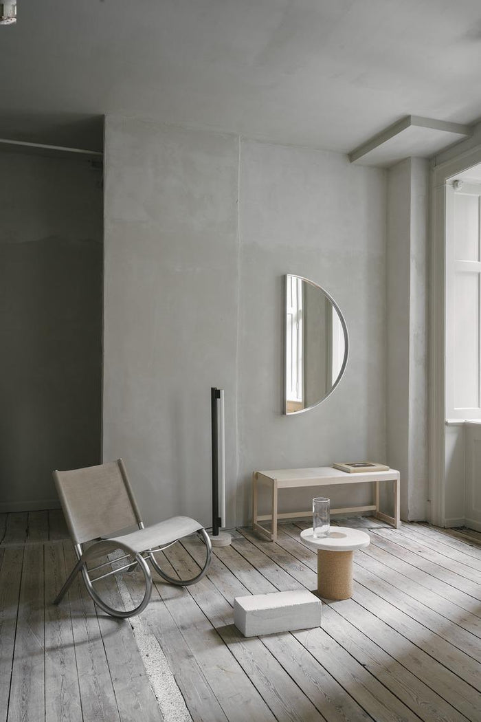 Frama Recess spiegel halfrond large 110x55