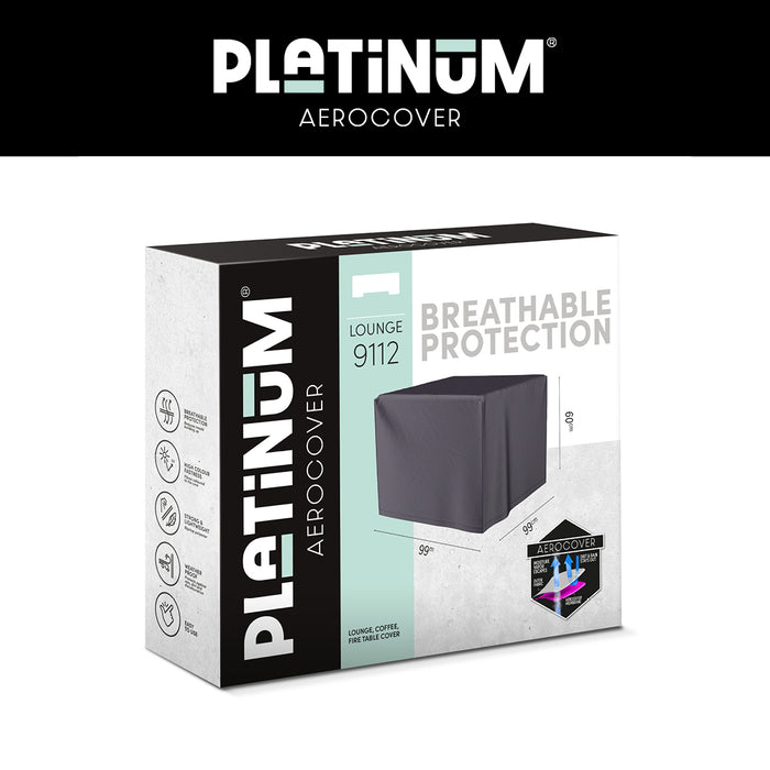 Platinum Aerocover vuurtafelhoes - 99x99xH60 cm.