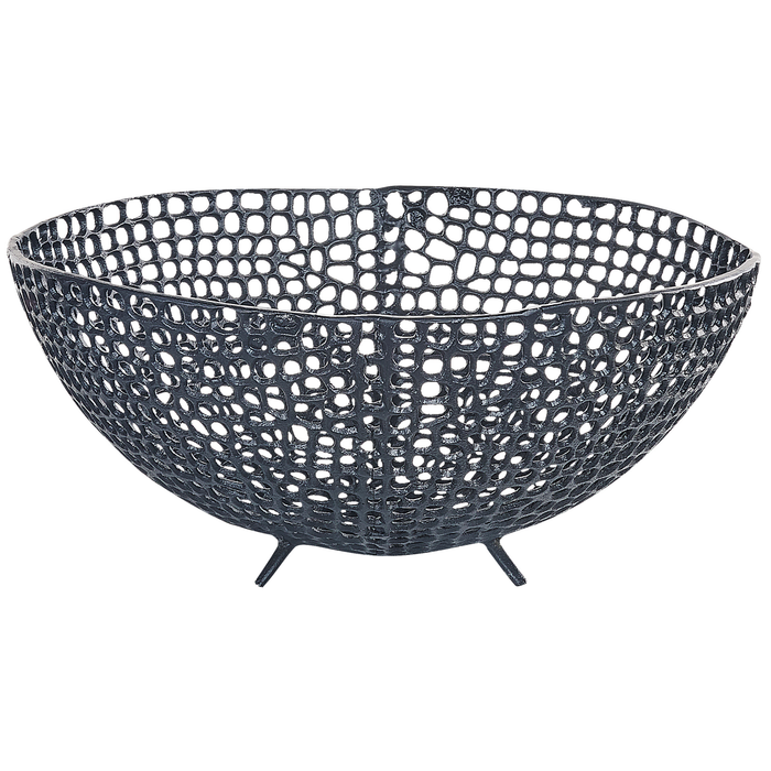 Beliani - KRUKUT - Decoratieve schalen set van 2 - Zwart - Aluminium