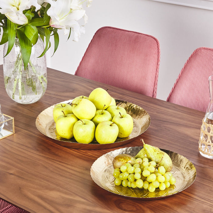 Beliani - SADANE - Decoratief dienblad set van 2 - Goud - IJzer