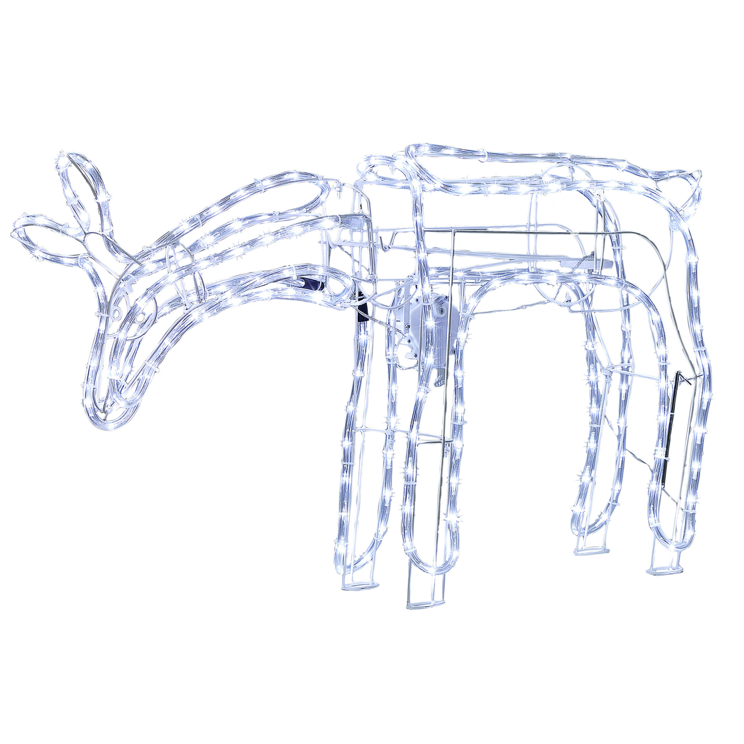 Beliani - KRISTNES - Kerstdecoratie - Wit - IJzer