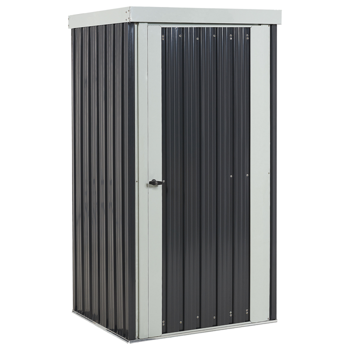 Beliani - UMBRIA - Tuinhuis - Grijs - Staal