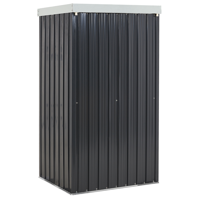 Beliani - UMBRIA - Tuinhuis - Grijs - Staal