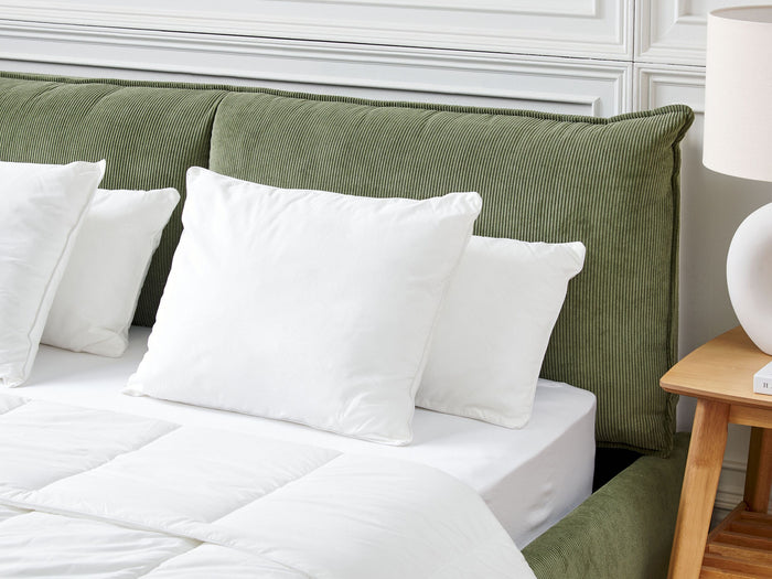 Beliani - THIMPU - Hoofdkussen laag - Wit - 50 x 60 cm - Polyester