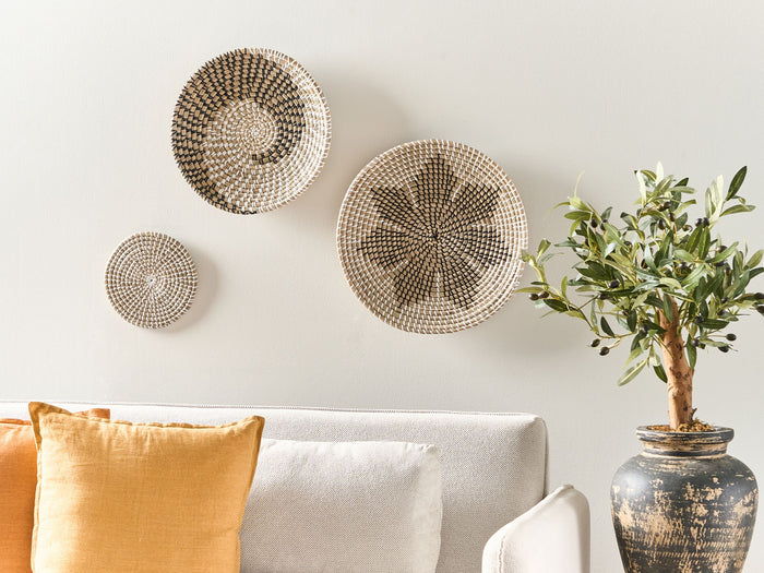 Beliani - CANTHO - Wanddecoratie - Naturel - Zeewier