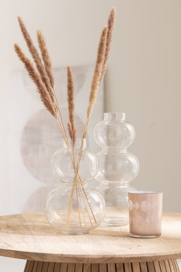 J-Line droogbloemen - Bundel Pennisetum - gedroogd gras - bruin