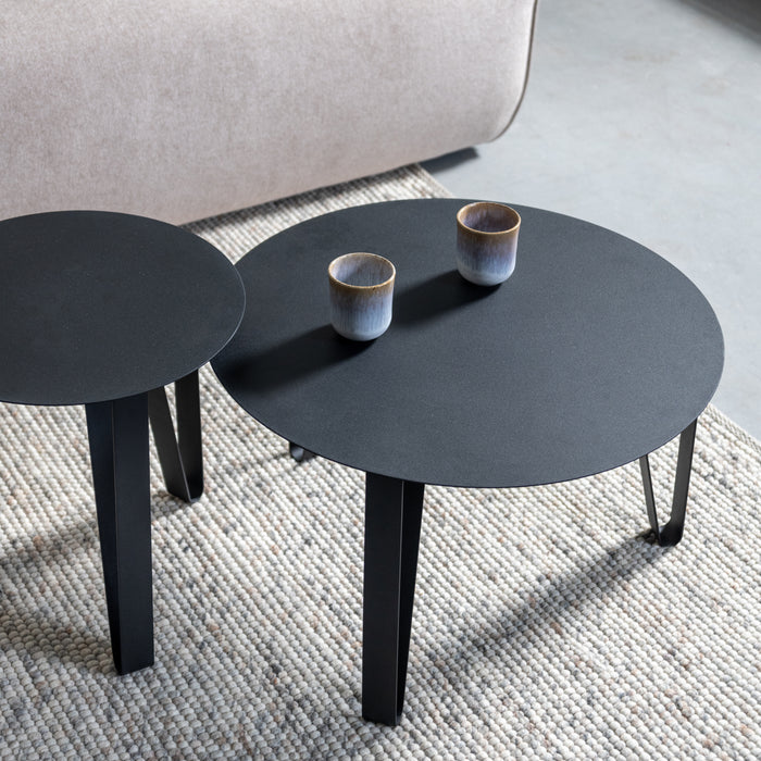 by fonQ Clip Bijzettafel Ø 40 cm - Zwart