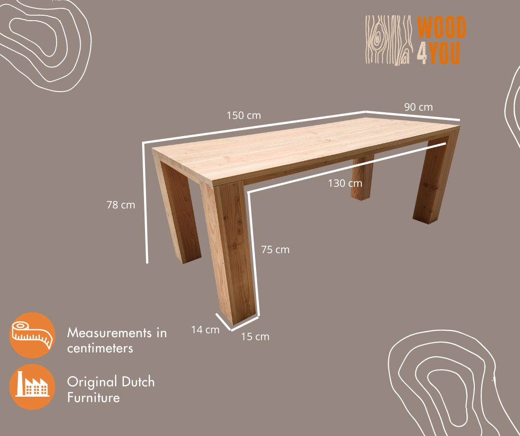 Wood4you - Tuintafel Chicago.