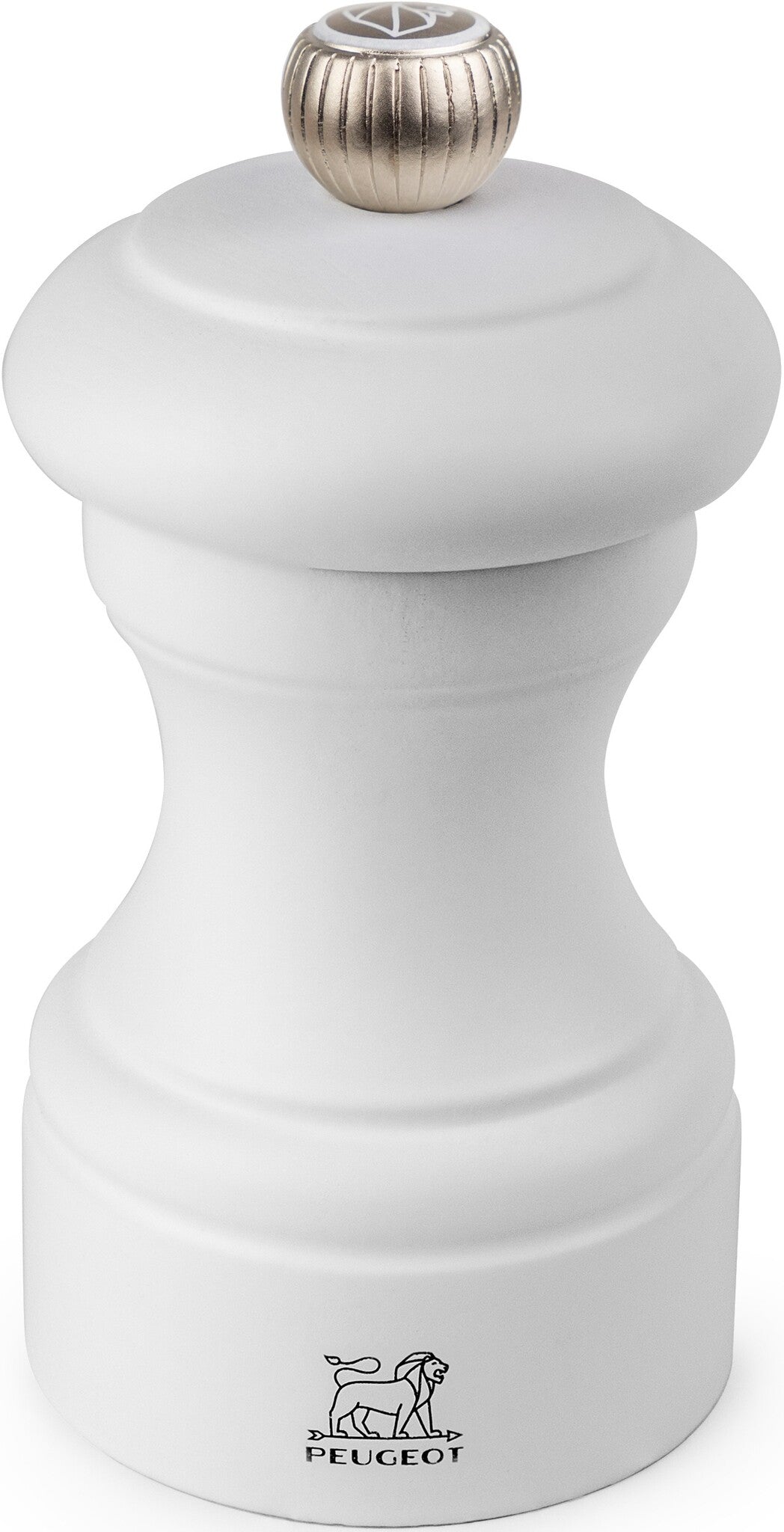 Peugeot Bistro zoutmolen 10 cm - mat wit - beukenhout