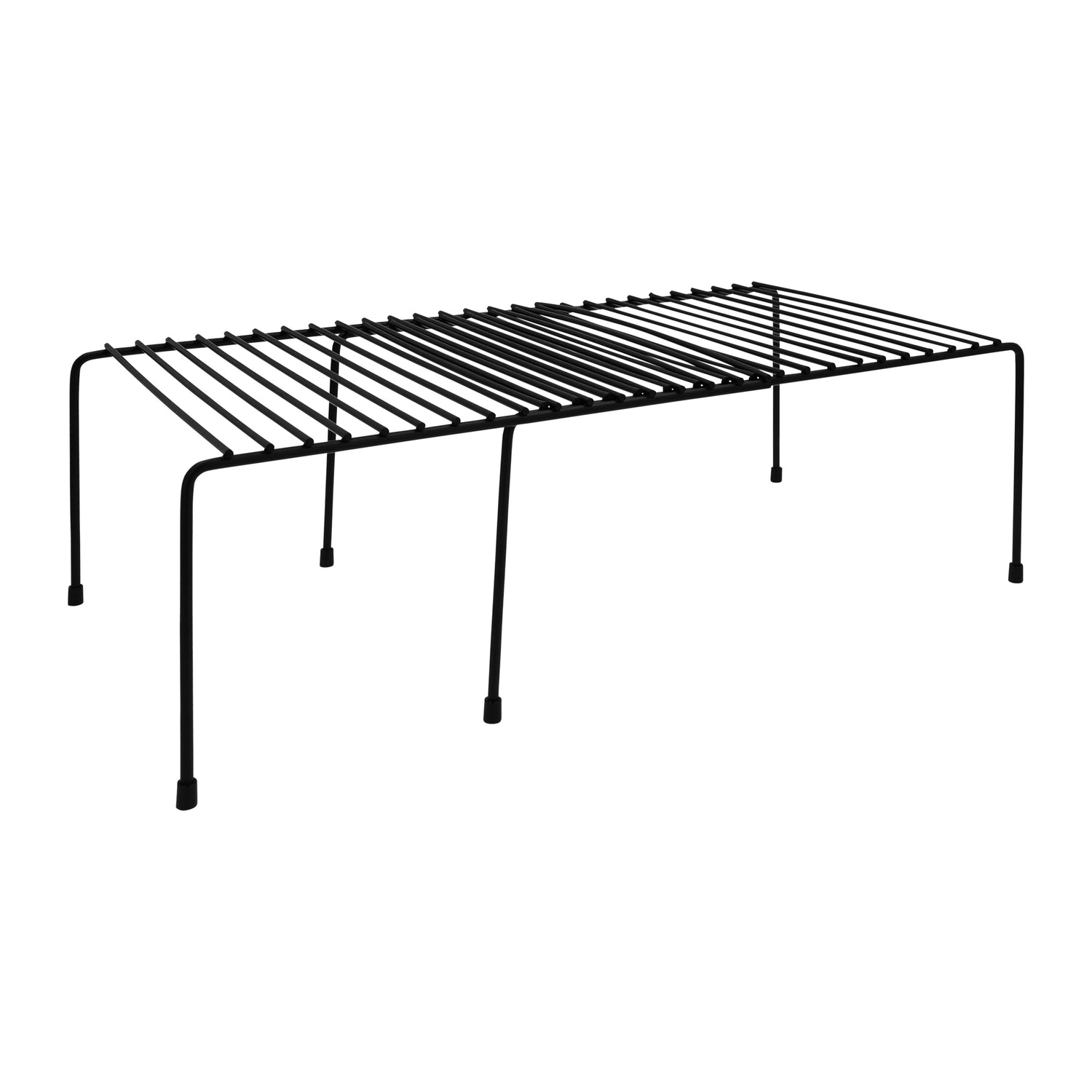 QUVIO Uitschuifbaar keukenkast organizer - Metaal - Zwart