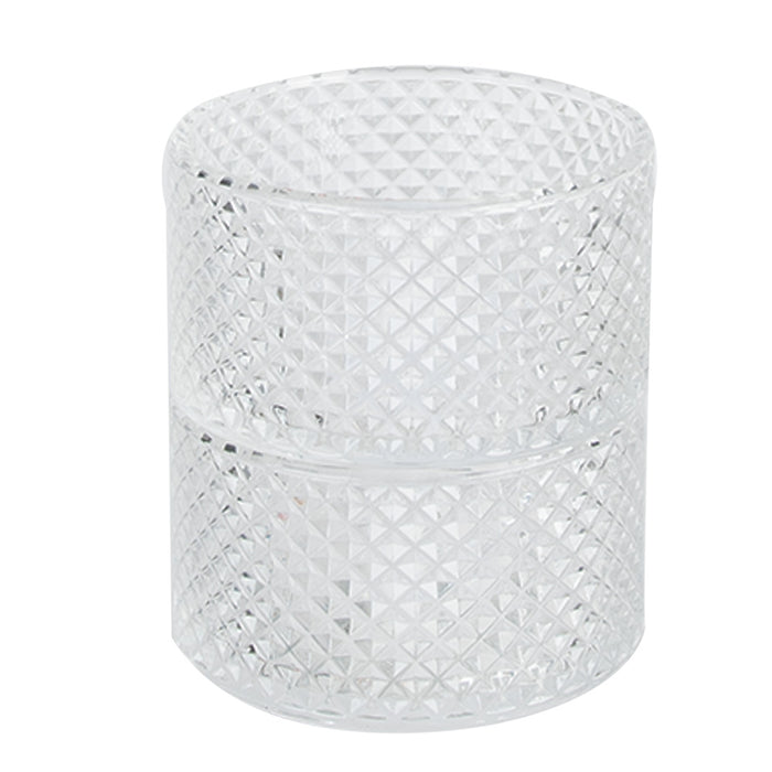 Clayre & Eef Glazen potje Ø 10x25 cm Transparant Glas