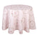 Clayre & Eef Tafelkleed  Ø 170 cm Roze Katoen Rond Konijn Tafellaken
