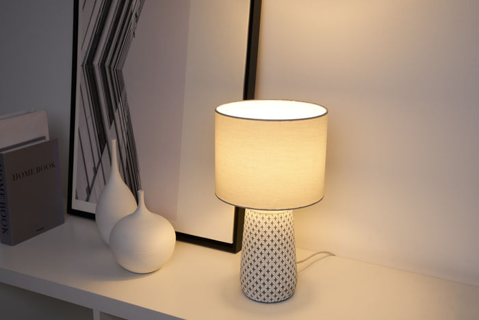 Pauleen Pretty Purity Tafellamp - Grijs|Wit