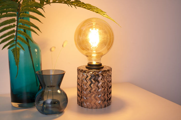 Pauleen Tafellamp Crystal Smoke - E27-20W