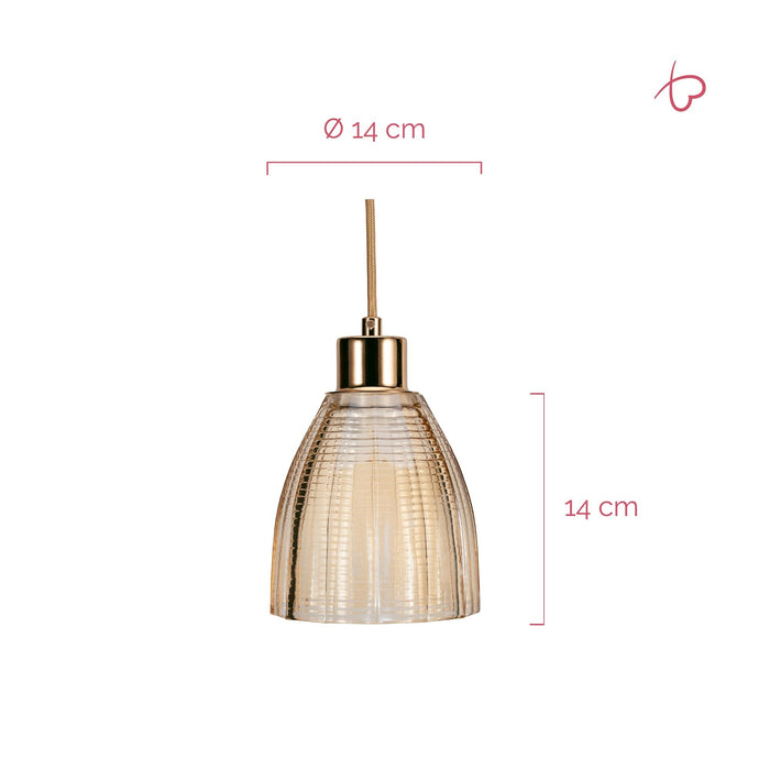 Pauleen Gleaming Gold Hanglamp - 170cm - 20W - Goud
