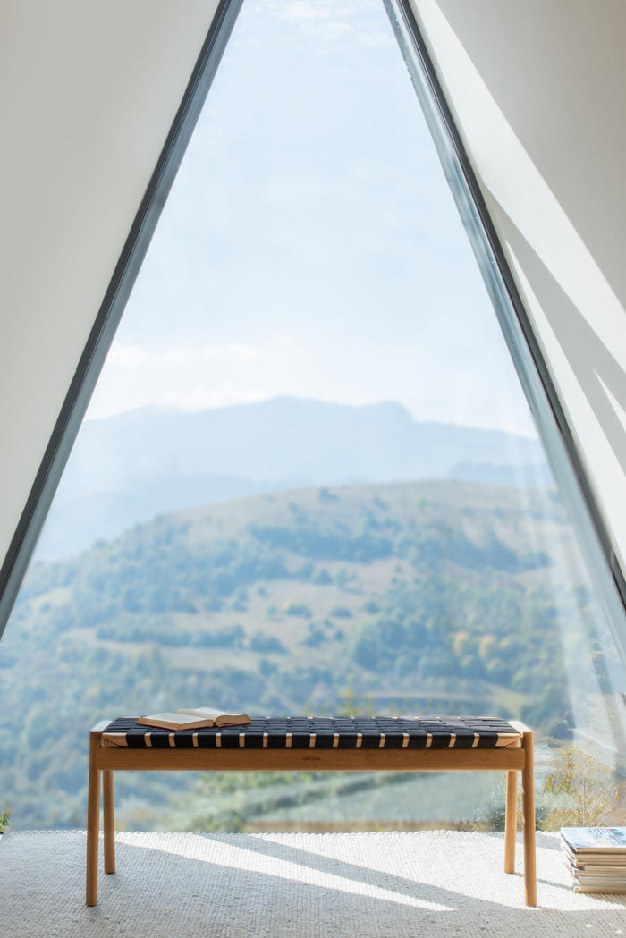 Klupa eetbank 160 white oil - White