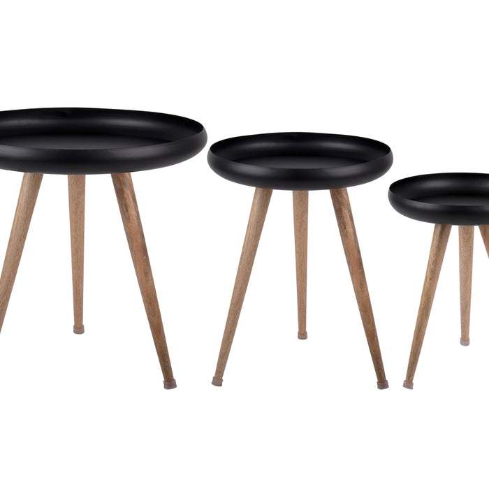 Leitmotiv - Table Set Tripod w. Mango Wood Legs