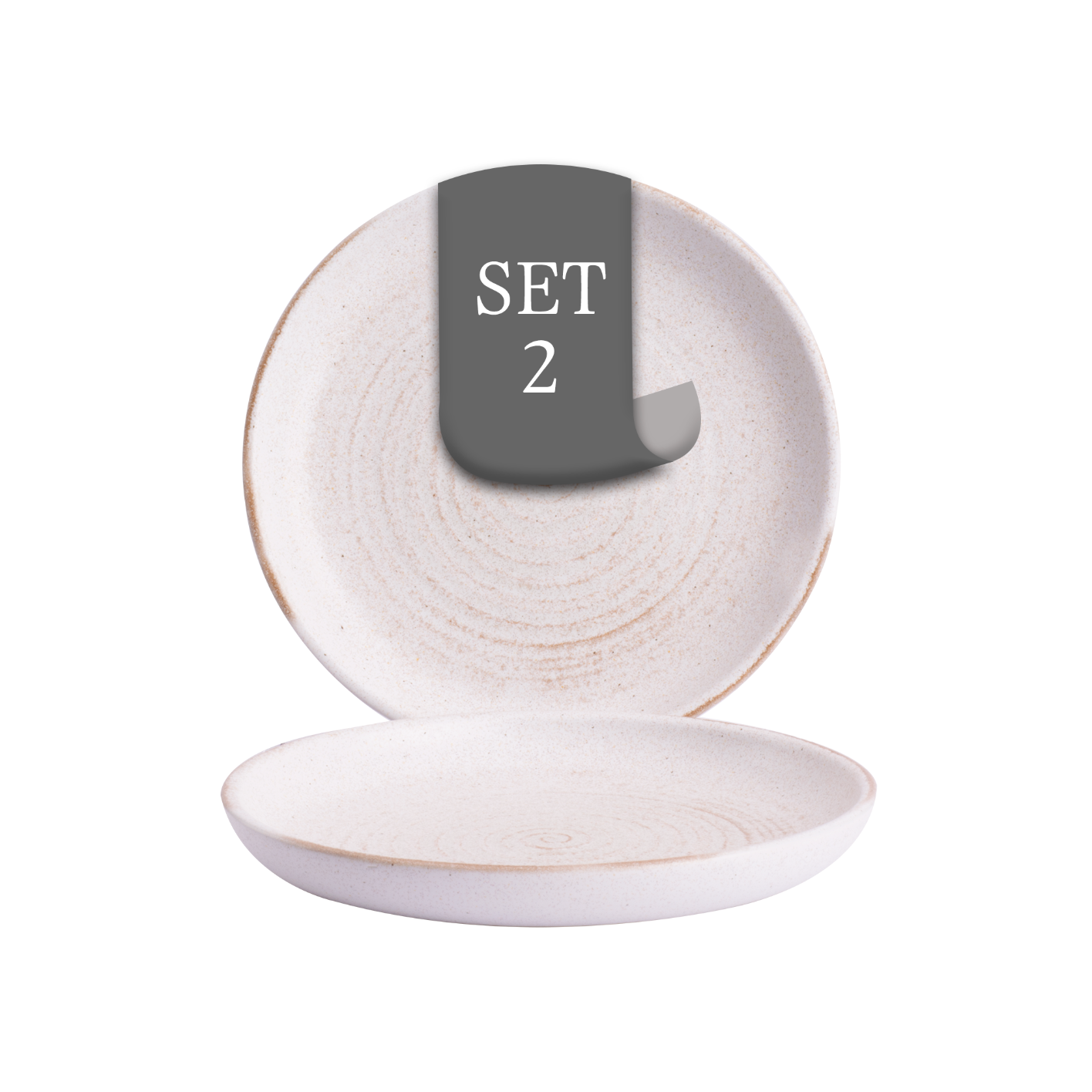 Costa Nova Vermont Bord 16 cm Wit 2 stuks