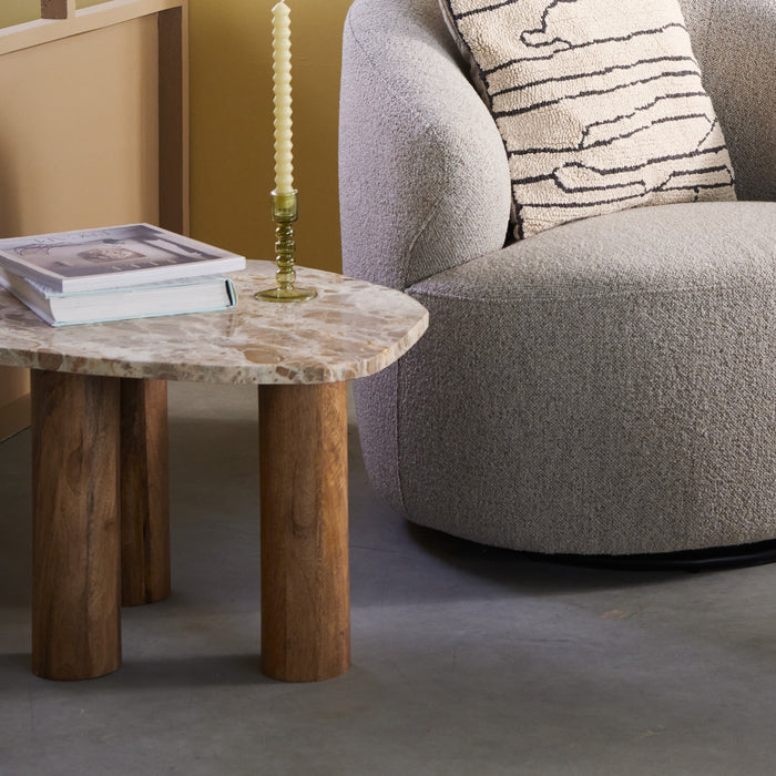 LEITMOTIV Salontafel Organic Marmer