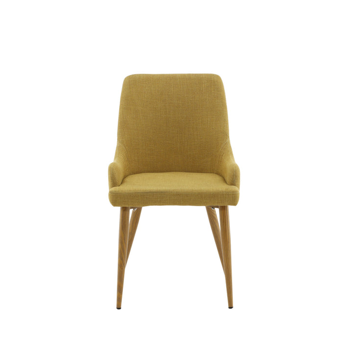 Namu Eetkamerstoel - Set van 2 - Okergeel