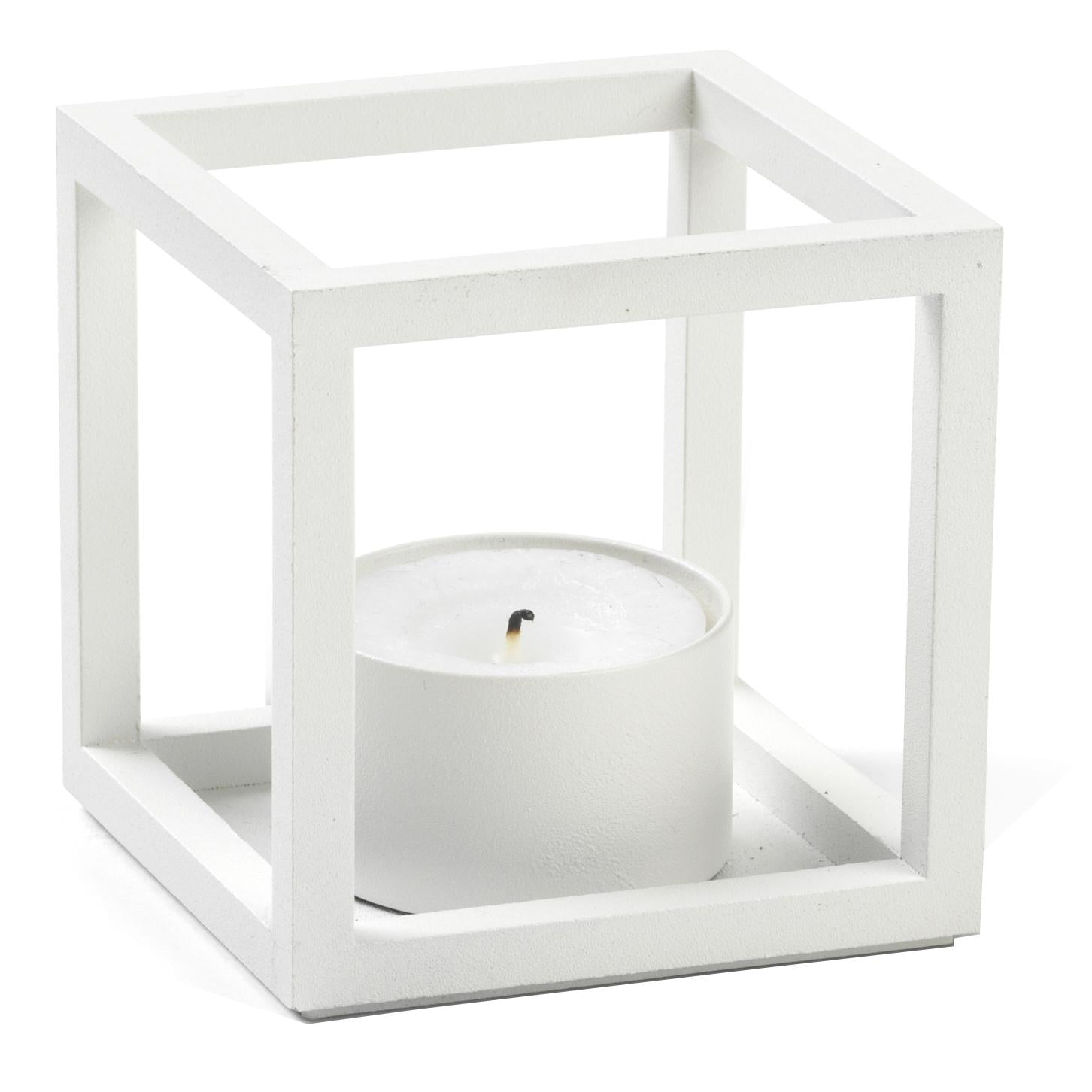 Audo Copenhagen Kubus T theelichthouder wit