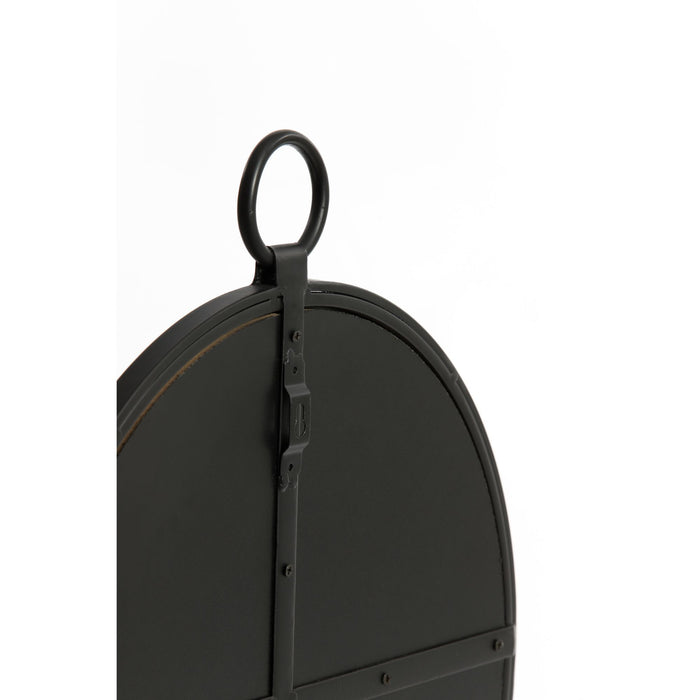 Luqaza Spiegel Disa - Zwart - Ø40cm