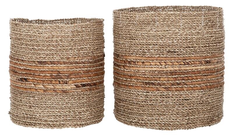 MUST Living Baskets Carvoeiro large, set of 2,32xØ30 cm | 30xØ26 cm
