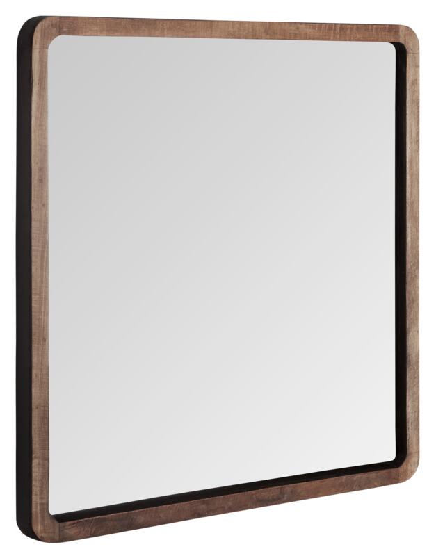 DTP Home Mirror Cosmo square,80x80x4 cm, recycled teakwood