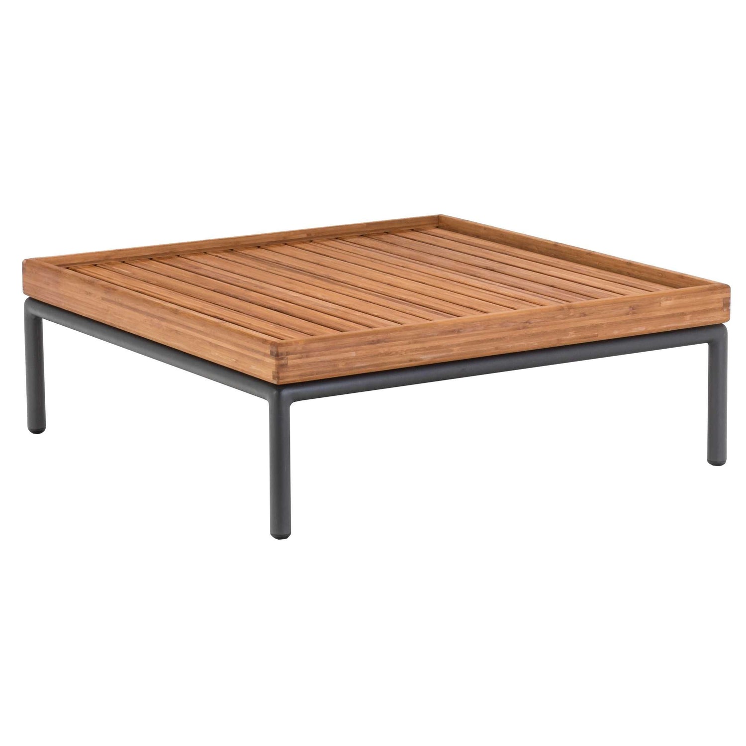 Level salontafel 81x81 Dark grey