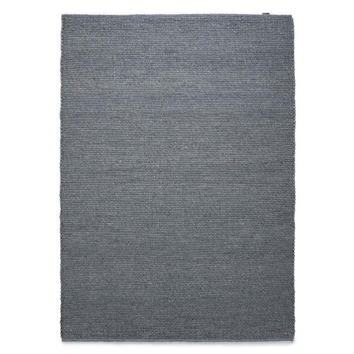 Nordic Weavers Wollen vloerkleed Lett - staalblauw - 300x400 cm