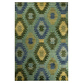 Boho&me Buitenkleed aztek - Verano blauw|groen - 80x150 cm