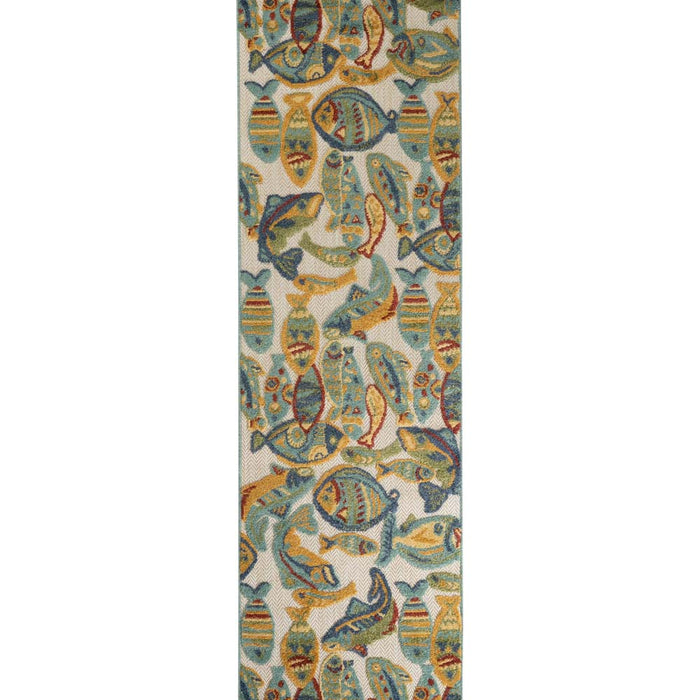 Boho&me Balkonkleed visjes - Verano multi - 66x230 cm