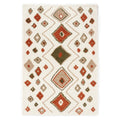 Boho&me Hoogpolig vloerkleed bohemian Artisan - wit|multi - 160x230 cm
