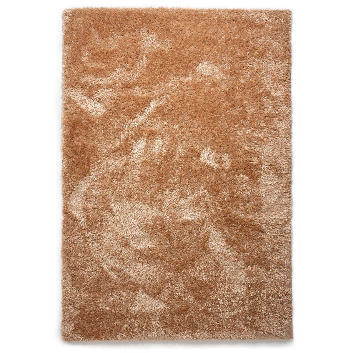 Tapeso Hoogpolig vloerkleed velours Posh - zalmroze - 80x150 cm