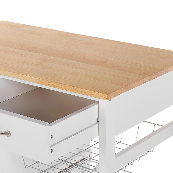 Beliani - BOVES - Keukentrolley - Wit - MDF