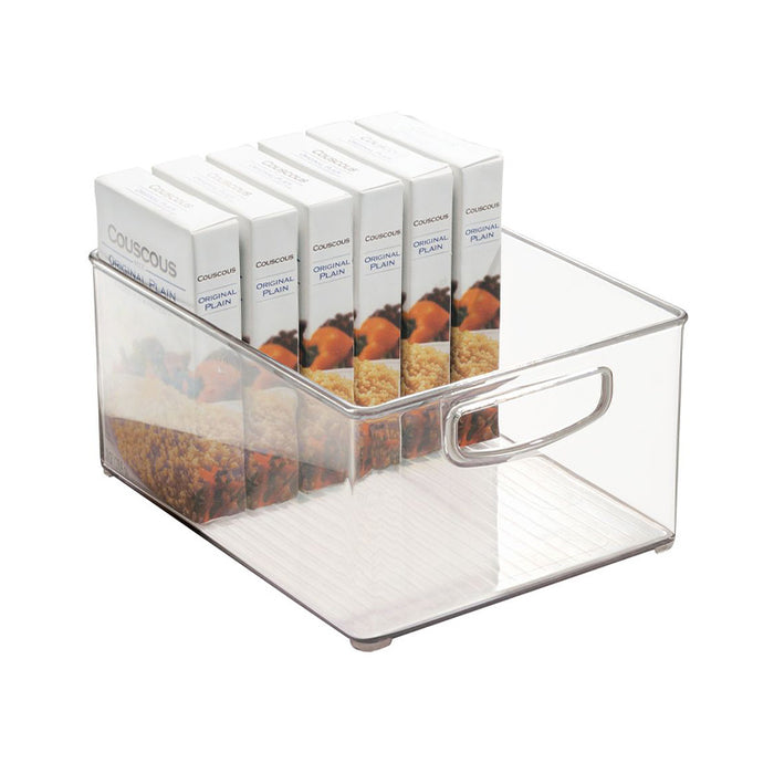 Opbergbox met Handvaten, 10.2 x 25.4 x 7.6 cm, Stapelbaar, Kunststof,